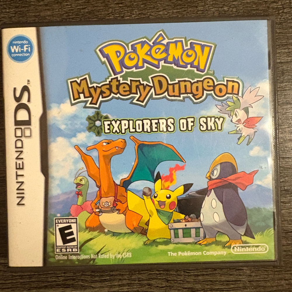 Complete Nintendo DS Pokémon Mystery Dungeon: Explorers of Sky - Blue Cover